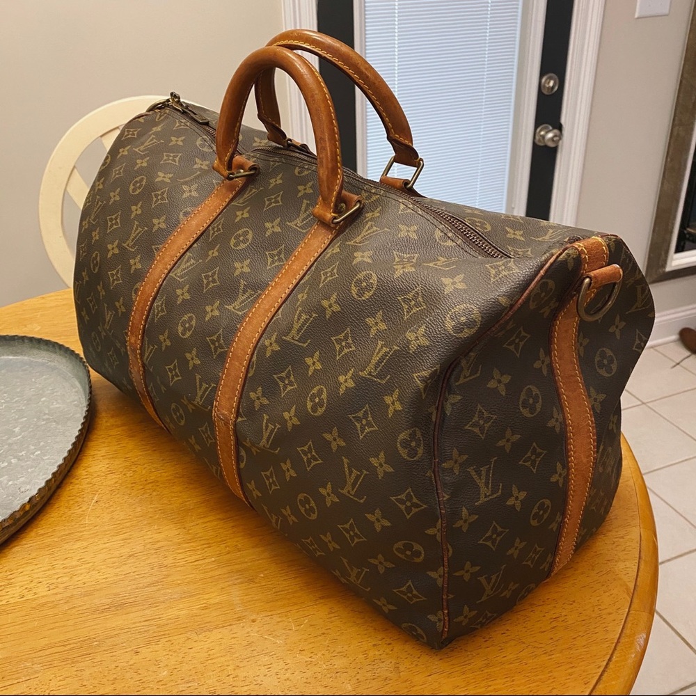 Louis Vuitton Keepall Bandouliere 50 // Vintage - Picture 5 of 16